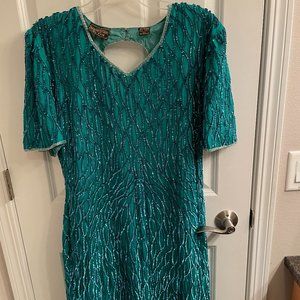Green Sequin Dress, size XL